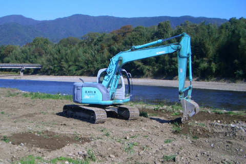 Dredging work